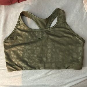 Nike Green Cheetah Print Sports Bra Size XXL